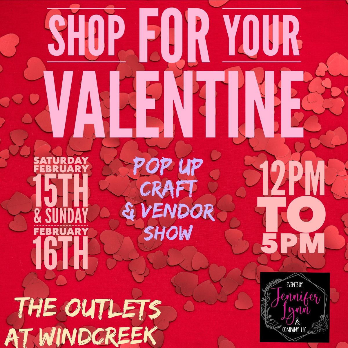 Shop For Your Sweetheart Valentines Pop Up