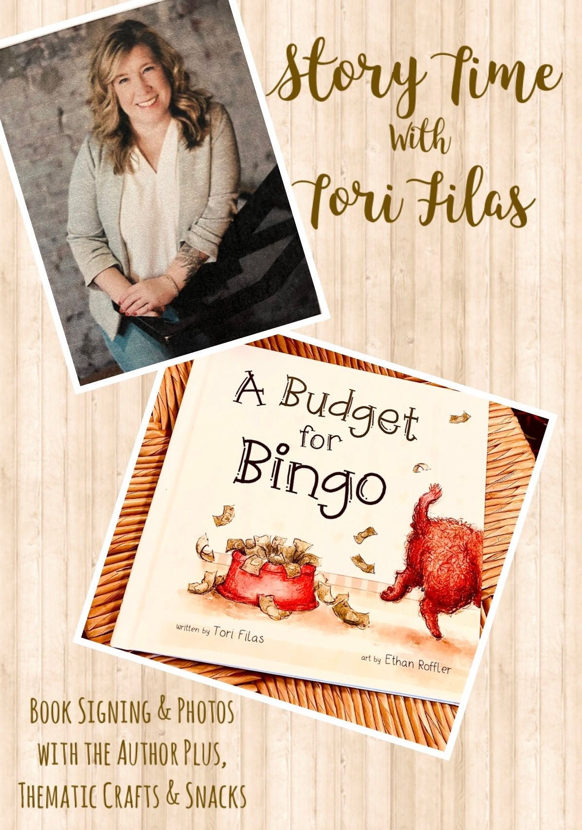 Story Time with Author Tori Filas 