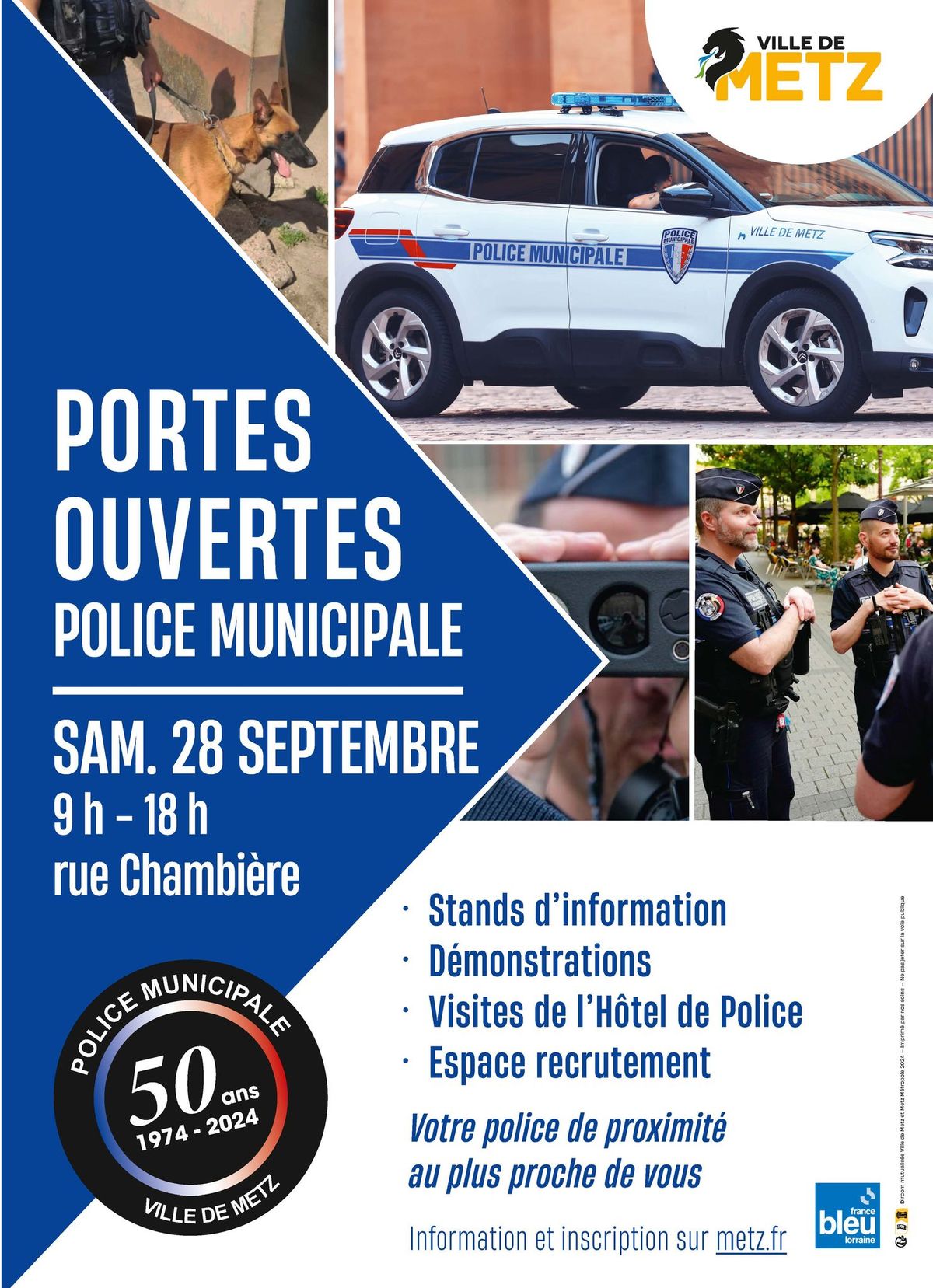 Portes ouvertes pour les 50 ans de la Police Municipale