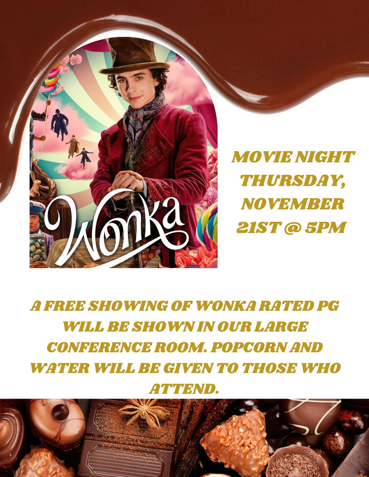 CCPL Movie Night: Wonka PG