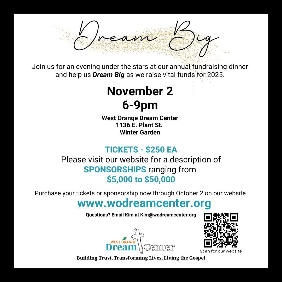 Dream Big Annual Fundraising Dinner