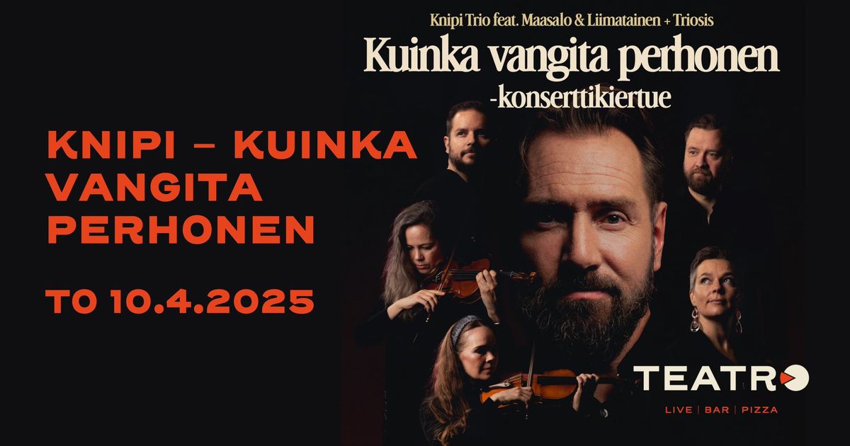 To 10.4.2025 Knipi \u2013 Kuinka vangita perhonen | Teatro, Logomo