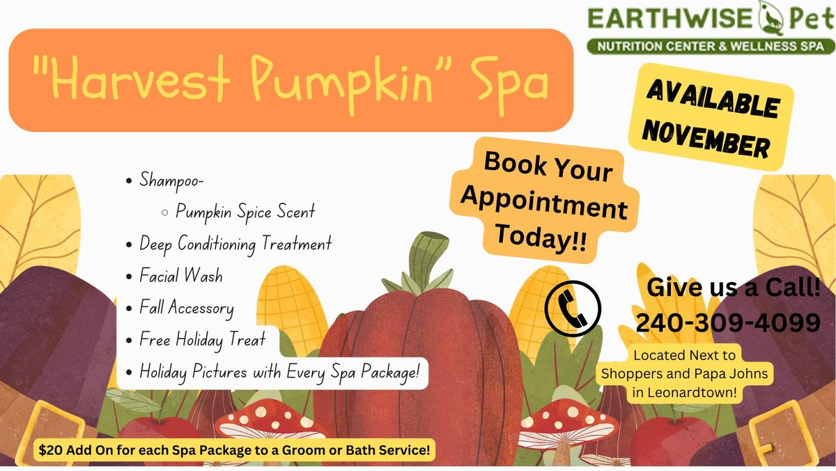 "Harvest Pumpkin" Spa