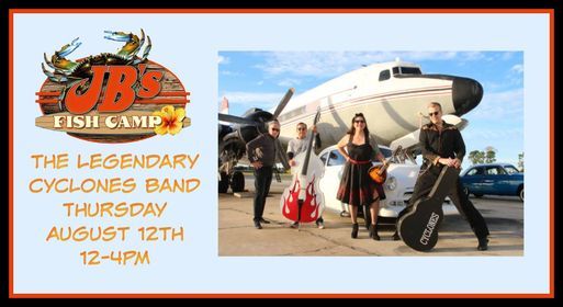 The Legendary Cyclones Band At Jbs Fish Camp Jb S Fish Camp New Smyrna Beach 12 August 21