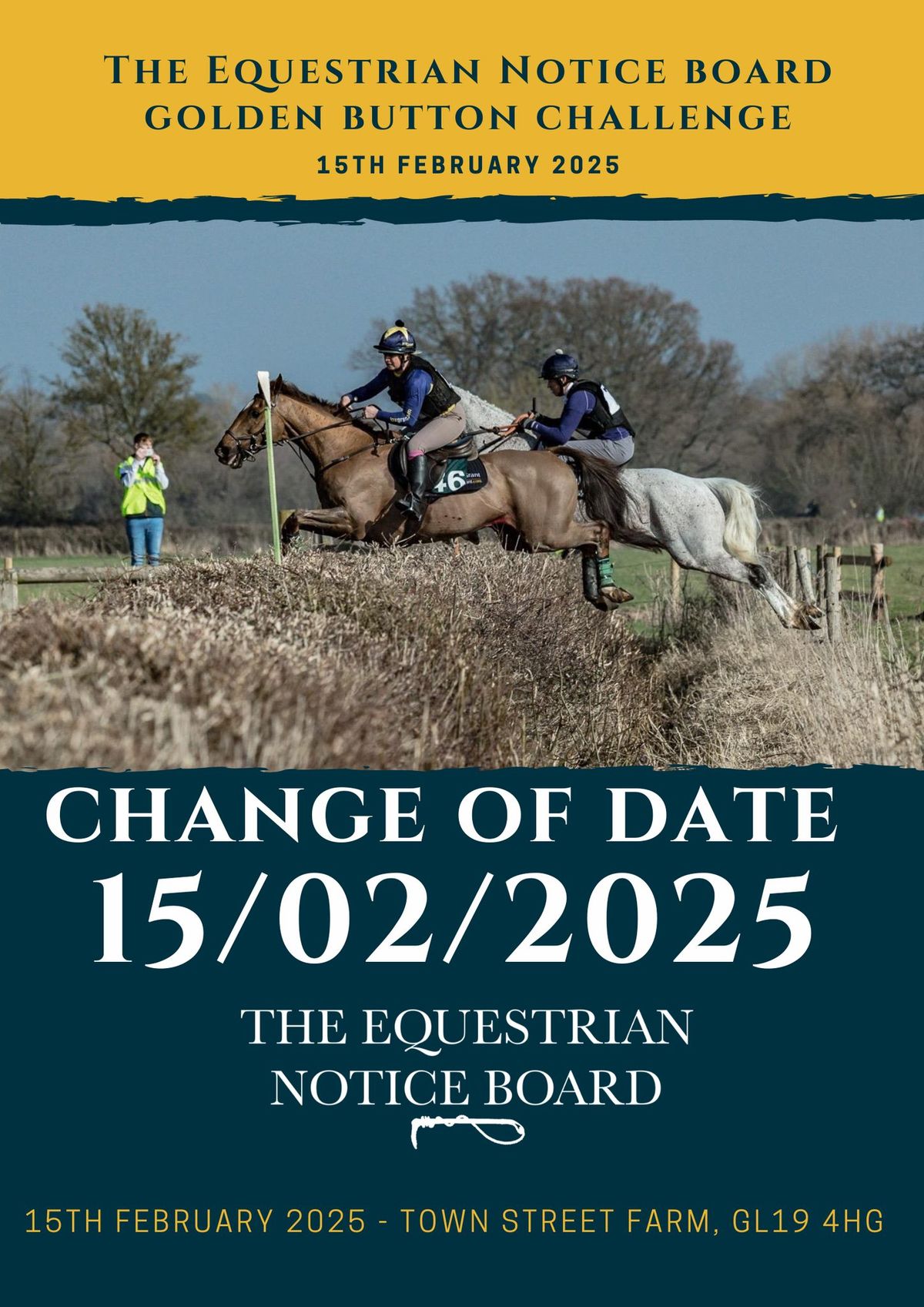 The Equestrian Notice board Golden Button Challenge 