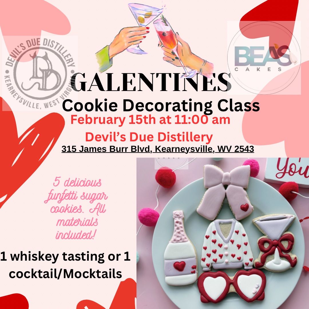 Galentines Cookie Decorating Class