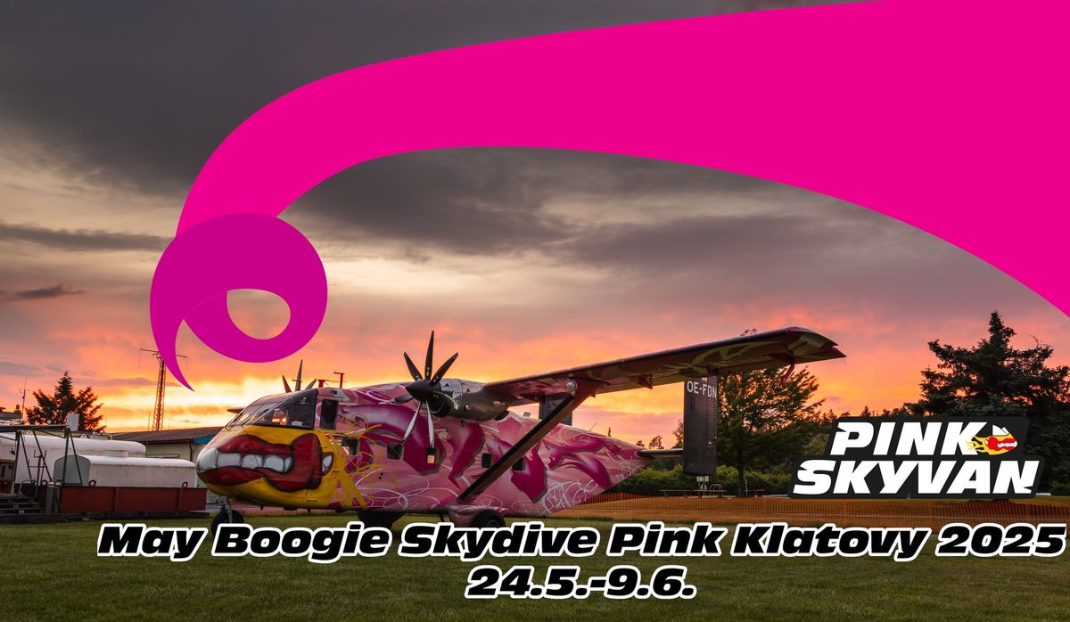 May 2025 Boogie Skydive Pink Klatovy