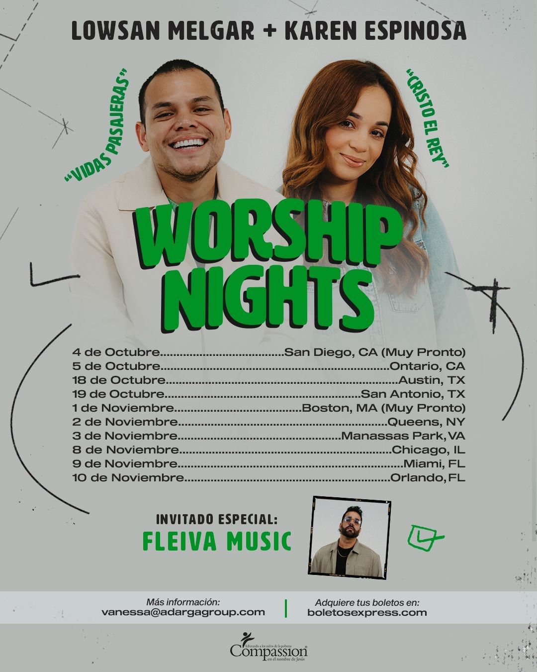 Lowsan Melgar + Karen Espinosa Worship Nights