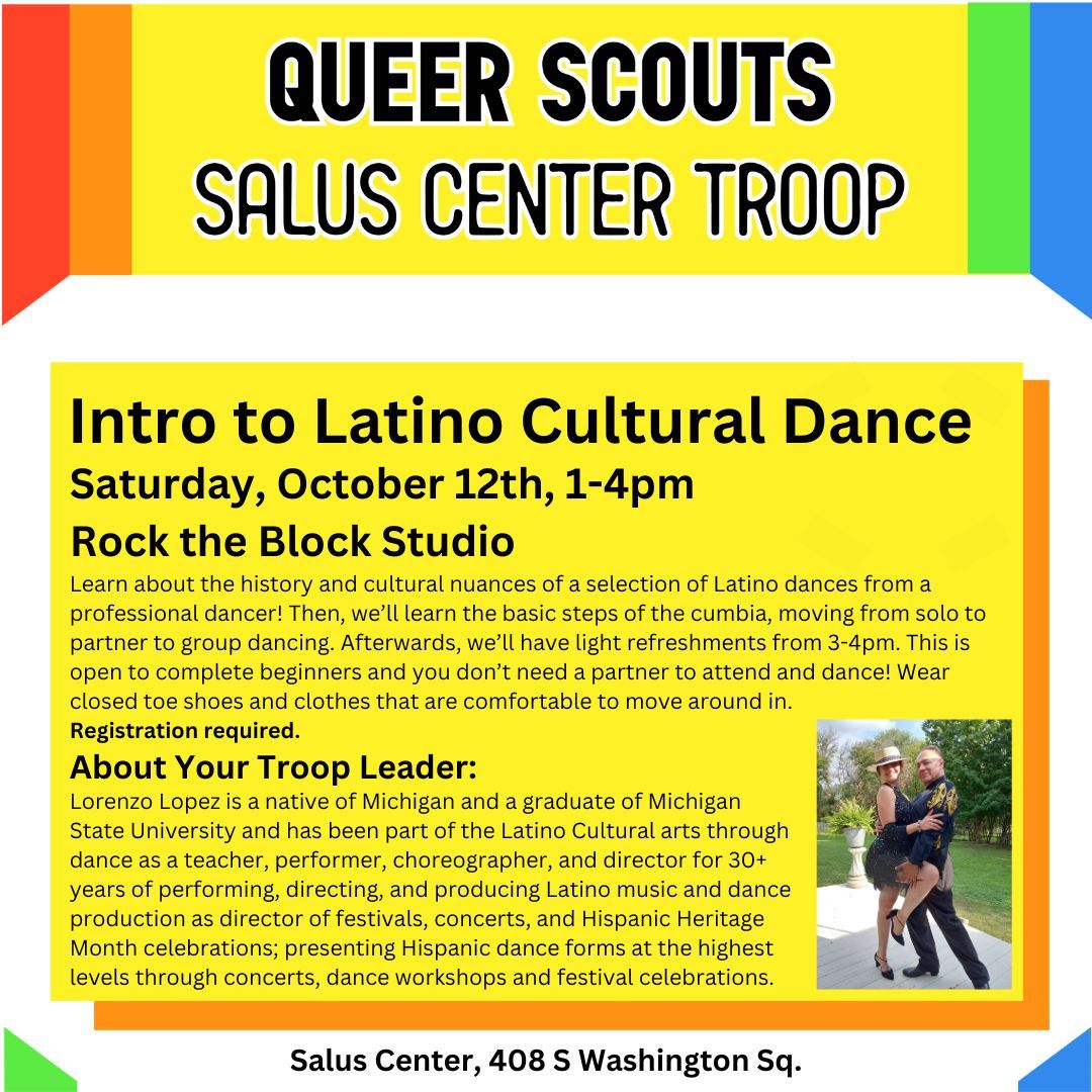 Queer Scouts: Intro to Latino Cultural Dance