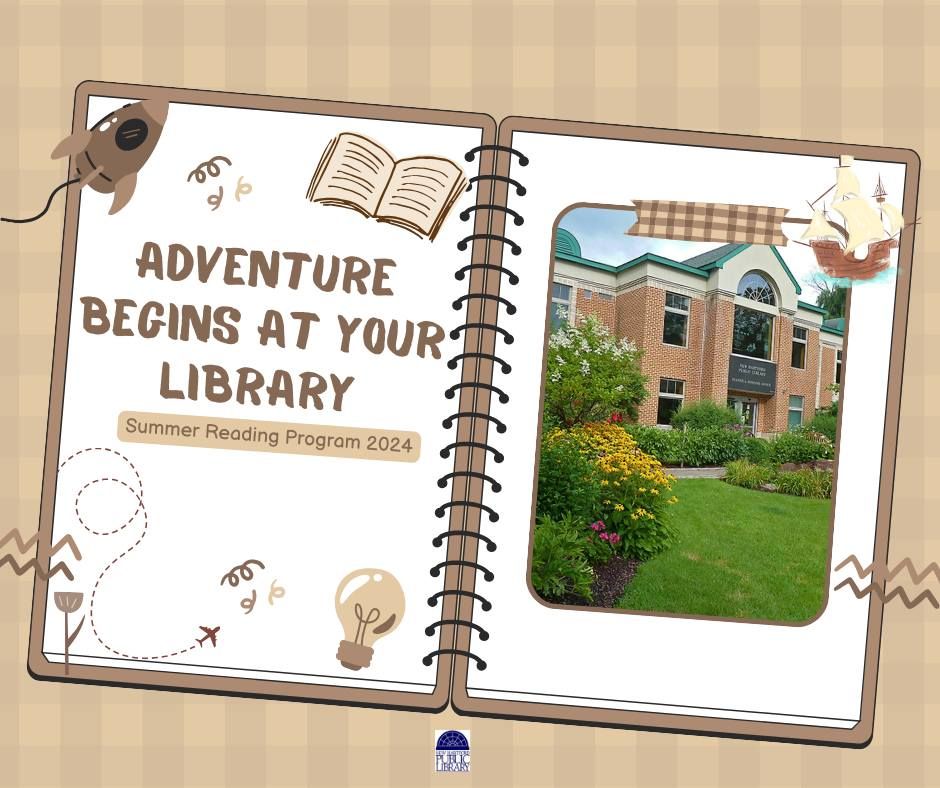 NHPL Summer Reading Program 2024: Adventure Begins at Your Library!