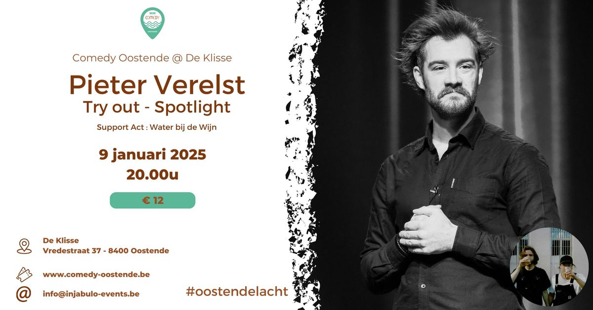 Comedy Oostende @ De Klisse - Pieter Verelst - Try out Spotlight