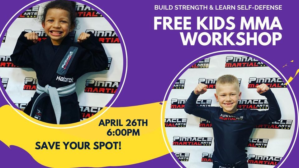 !\ufe0fFREE KIDS MMA WORKSHOP!\ufe0f