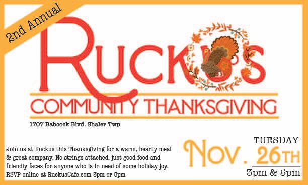 2nd Annual Community Thanksgiving