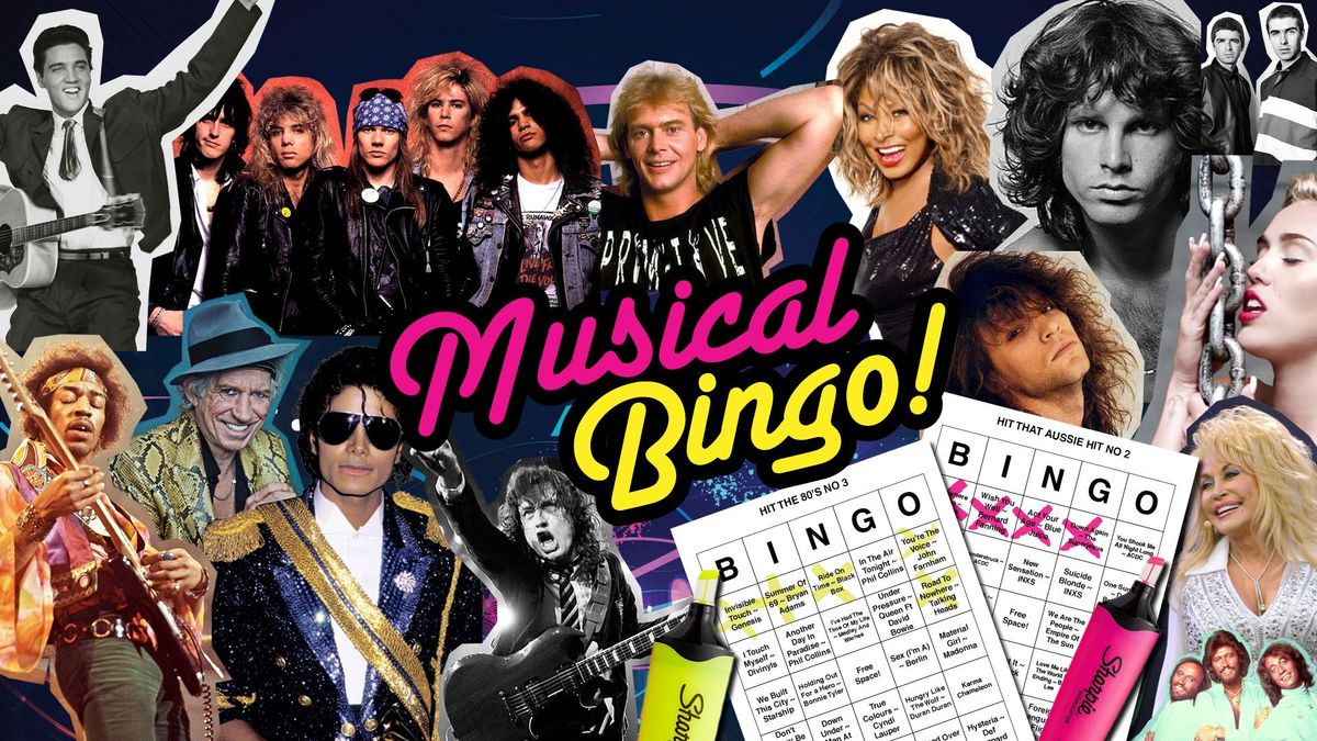 \ud83c\udf1f MUSICAL BINGO @ The Tav \ud83c\udf1f