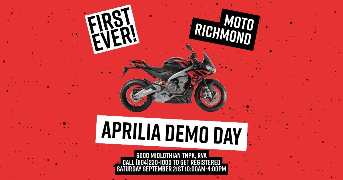 2024 Moto Richmond Aprilia Demo Day