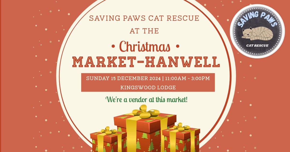 Saving Paws Cat Rescue at Christmas Market - Hanwell