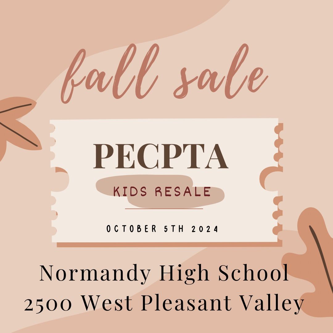 PECPTA Fall Kids Resale