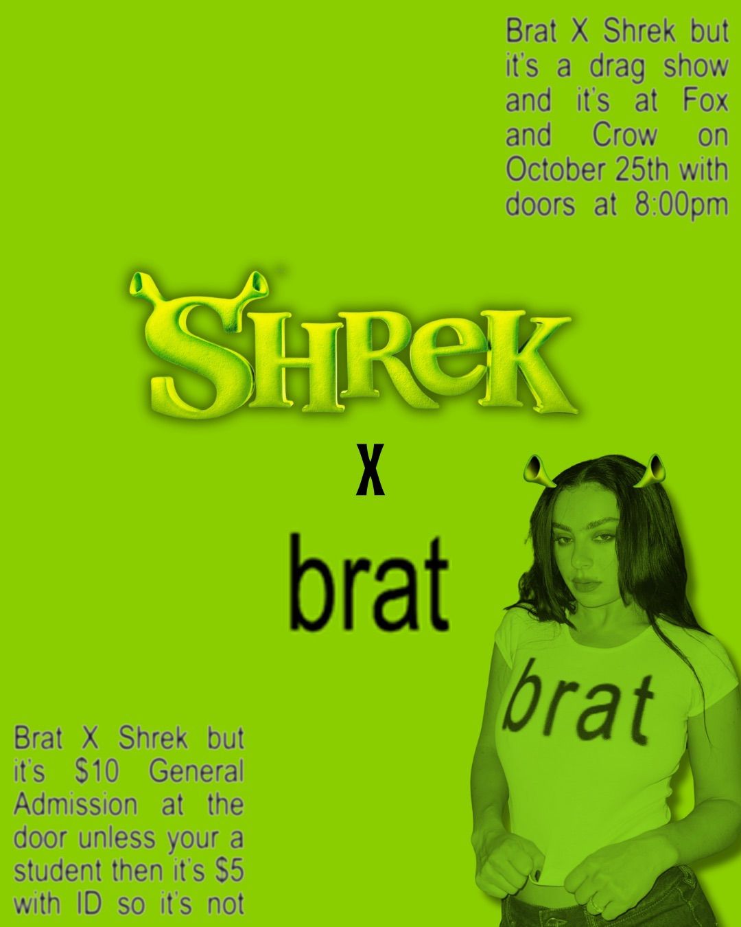 BRAT X Shrek