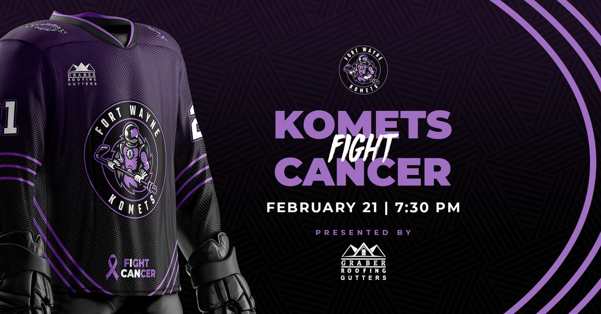 Komets Fight Cancer | Fort Wayne Komets vs Reading Royals