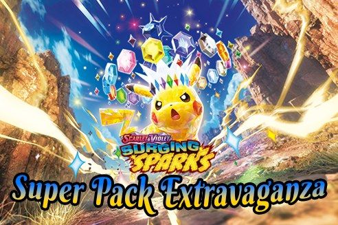 Pok\u00e9mon Surging Sparks SUPER Pack Extravaganza