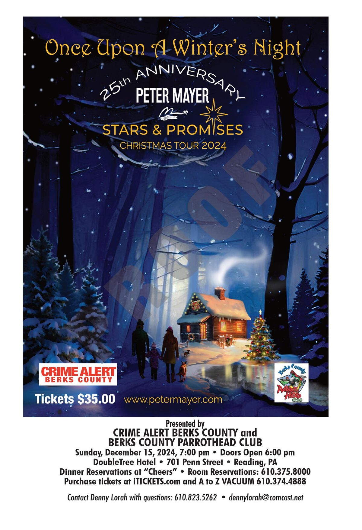 Peter Mayer Stars and Promises 25th Anniversary Tour - Once Upon a Winters Night