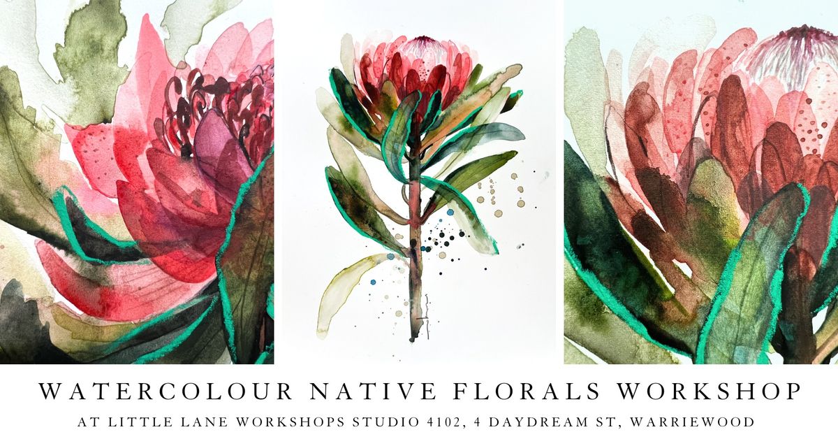 Watercolour Native Florals