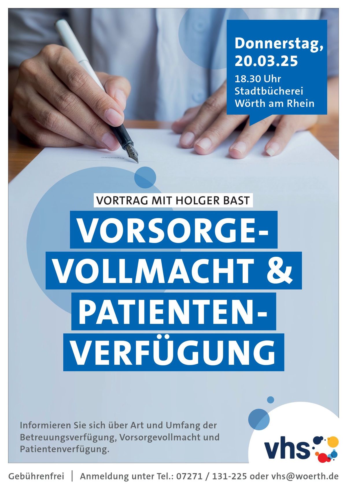 Vorsorgevollmacht & Patientenverf\u00fcgung