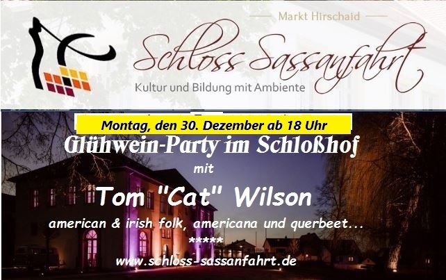 Gl\u00fchweinparty im Schloss Sassanfahrt