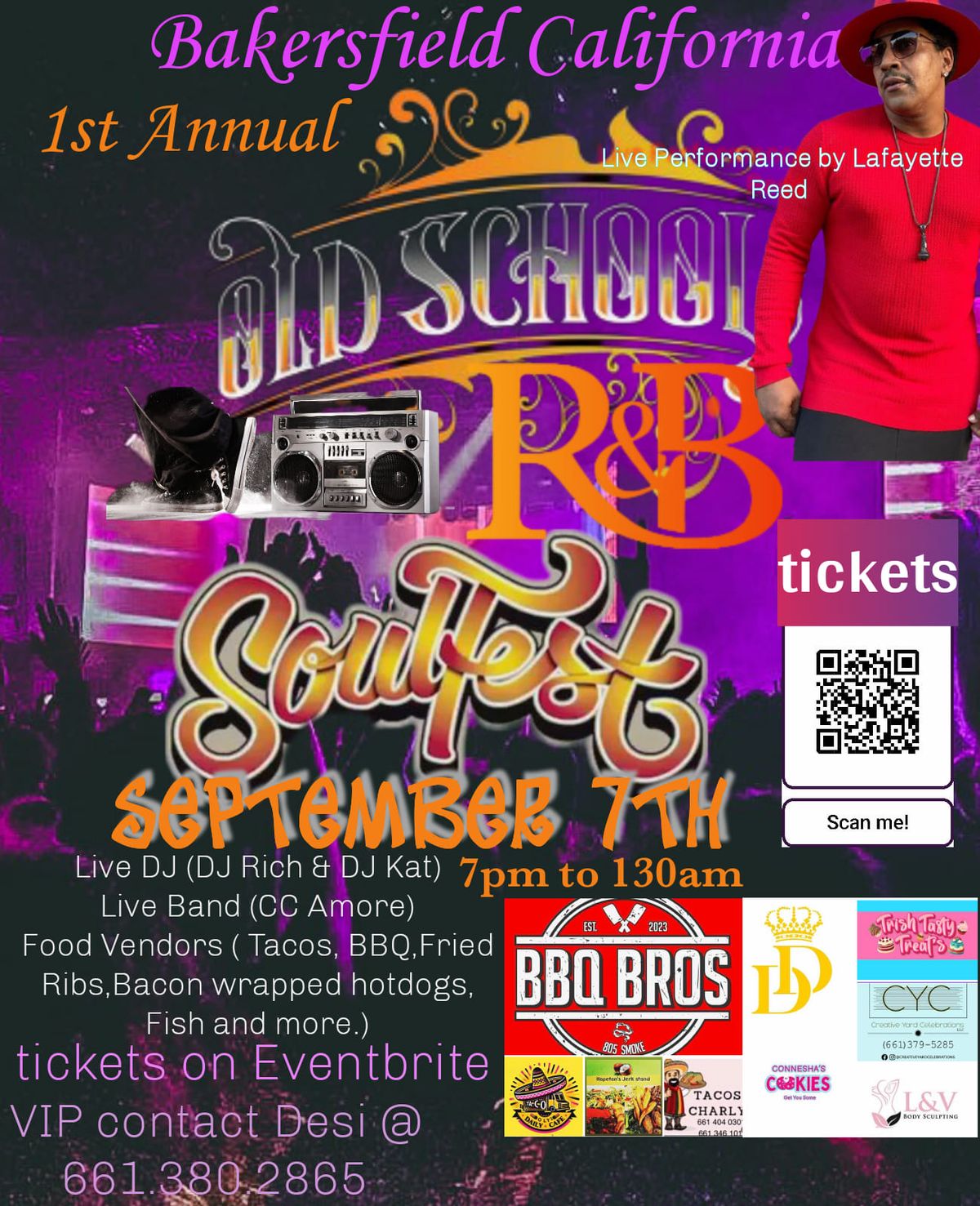 Bakersfield 1st Annual Old School R&B SOUL FESTIVAL 