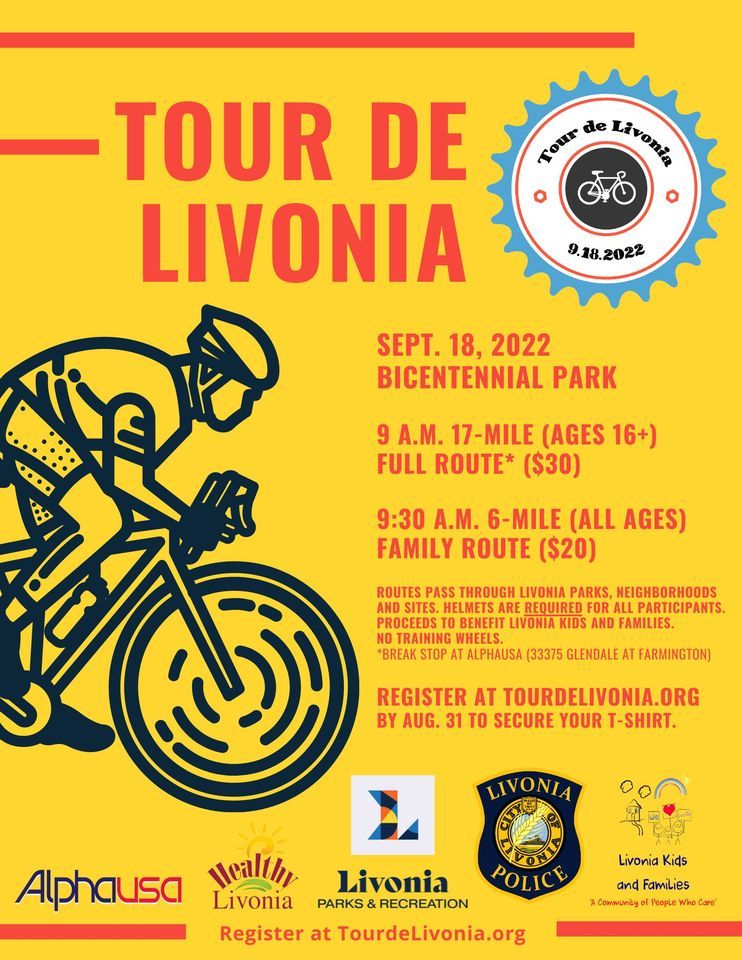 Tour de Livonia, Bicentennial Park, Livonia, 18 September 2022