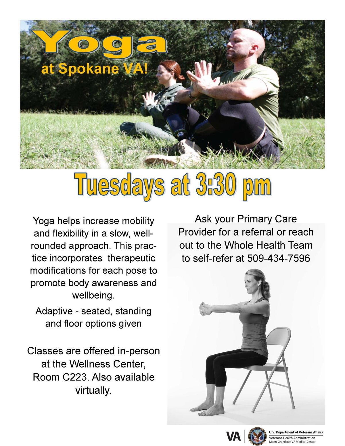 Yoga at Spokane VA