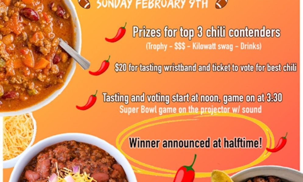 Super Bowl Sunday Chili Cook Off