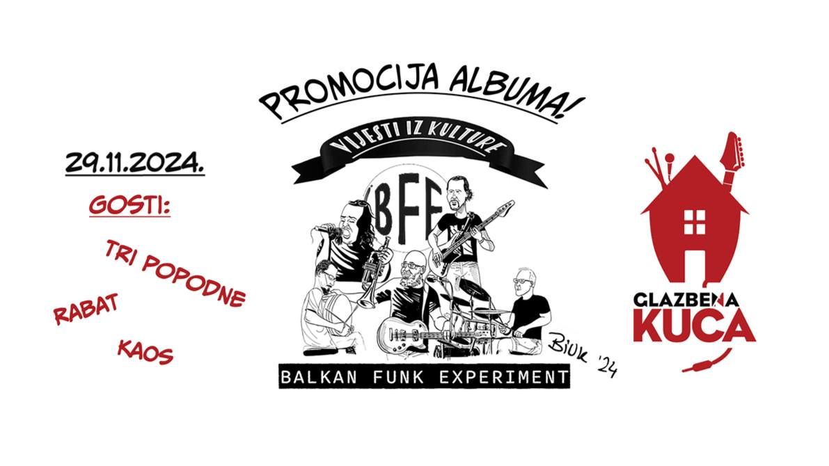 Promocija albuma "Vijesti iz kulture" - Balkan Funk Experiment