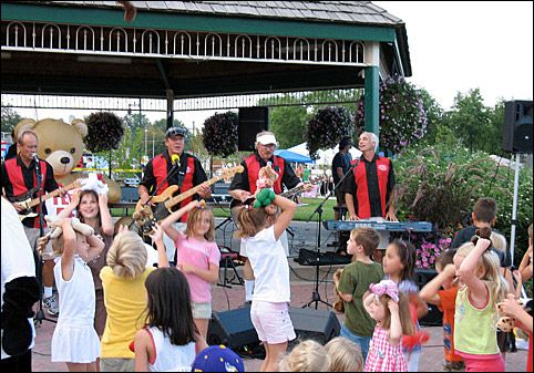 Teddy Bear Band Concert at Pinehurst Park Band Shell