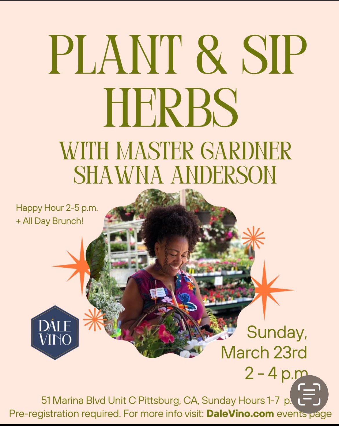 Plant & Sip with Herbs