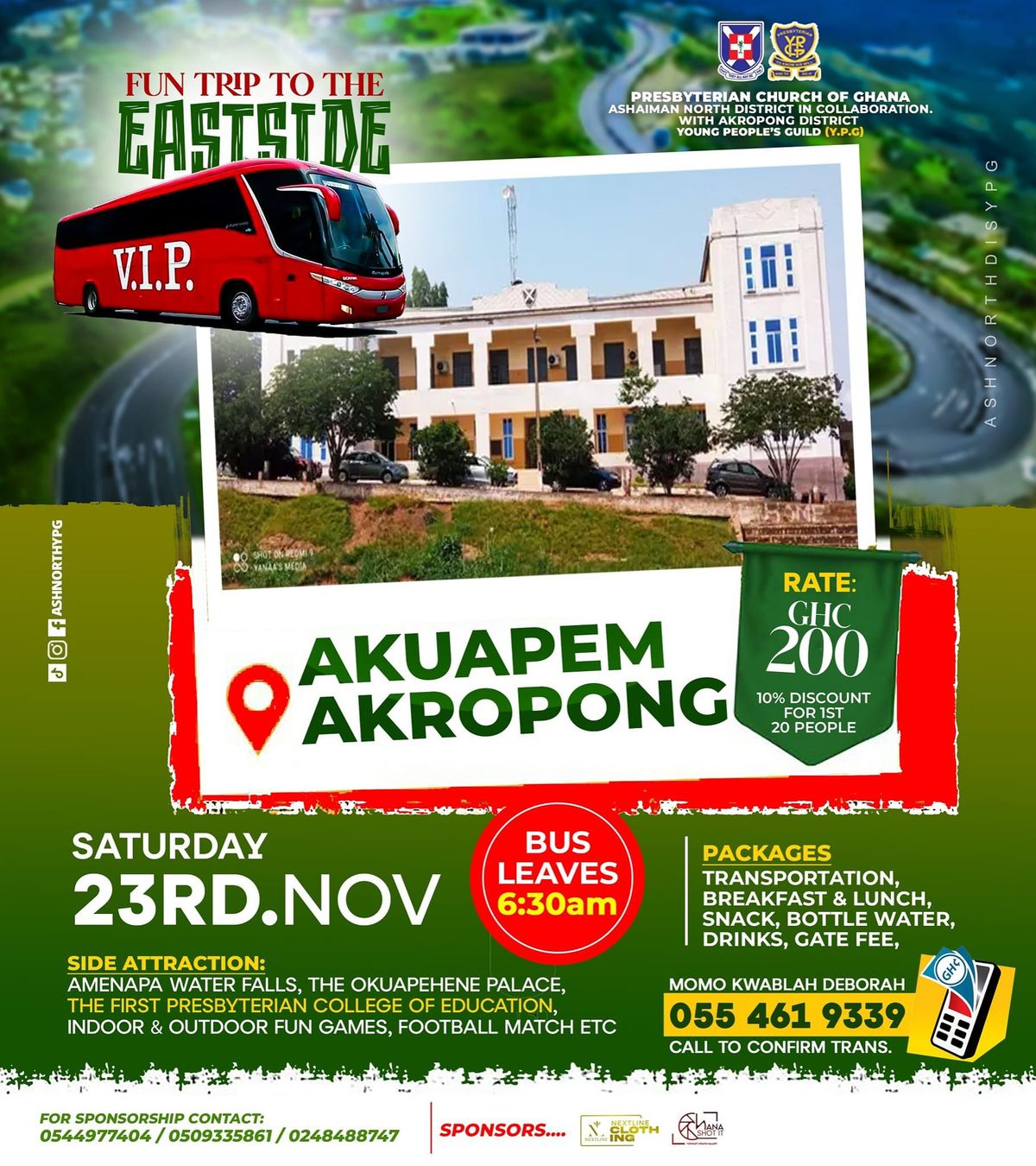 Ashaiman Noth District Y.P.G Lets Drip and Trip to the EastSide