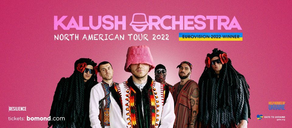 KALUSH ORCHESTRA CHICAGO NORTH AMERICAN TOUR 2022