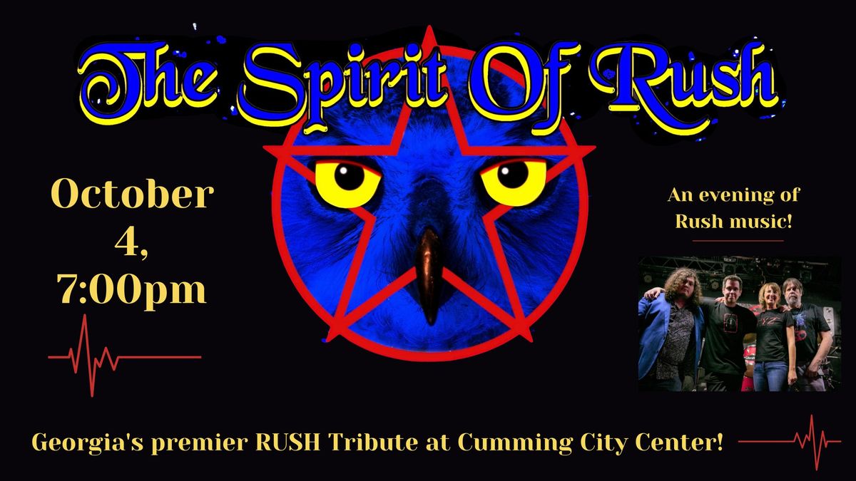 The Spirit of Rush Rocks the Cumming Amphitheater! 