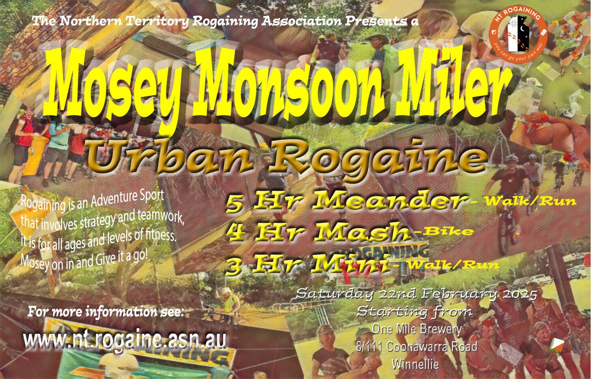 Mosey Monsoon Miler Urban Rogaine