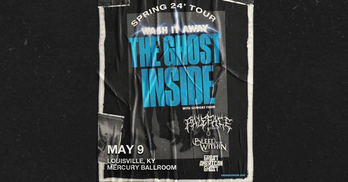 The Ghost Inside Wash It Away Spring '24 Tour