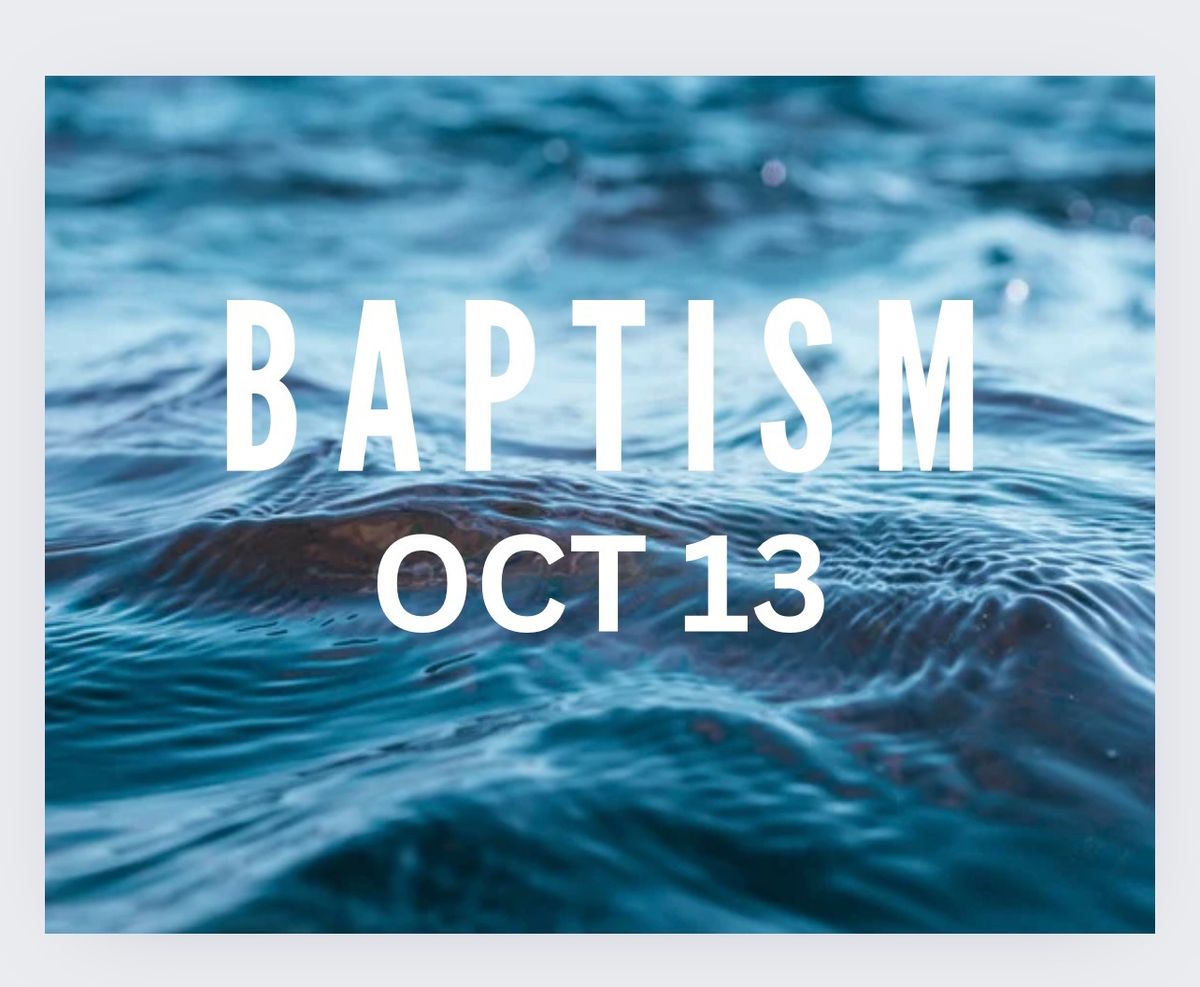 BAPTISM SUNDAY