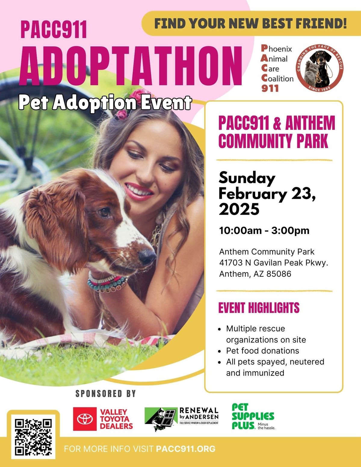 PACC911 Adoptathon - Anthem