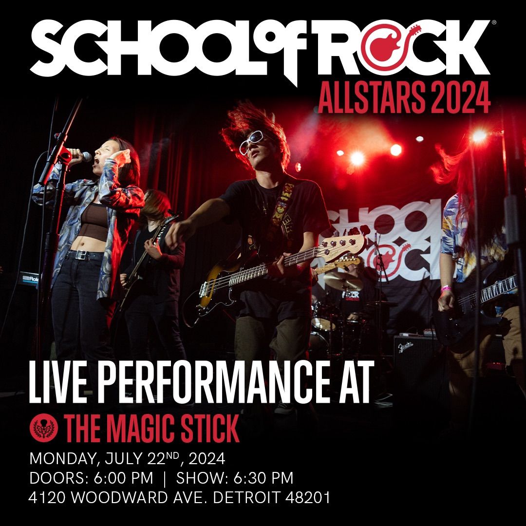 School of Rock - All Stars 2024 at the Magic Stick - Detroit, MI