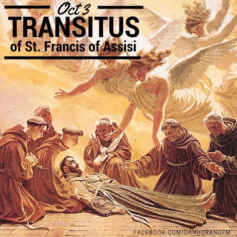 Transitus of St. Francis of Assisi