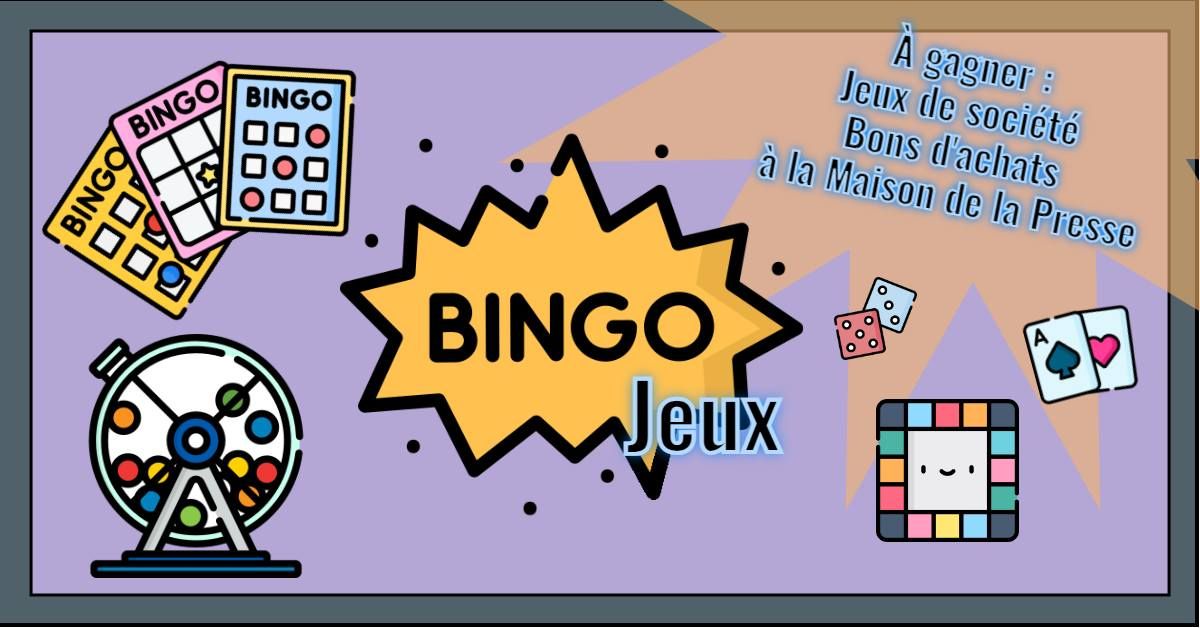 BINGO-JEUX (Jeux de soci\u00e9t\u00e9 \u00e0 gagner!)