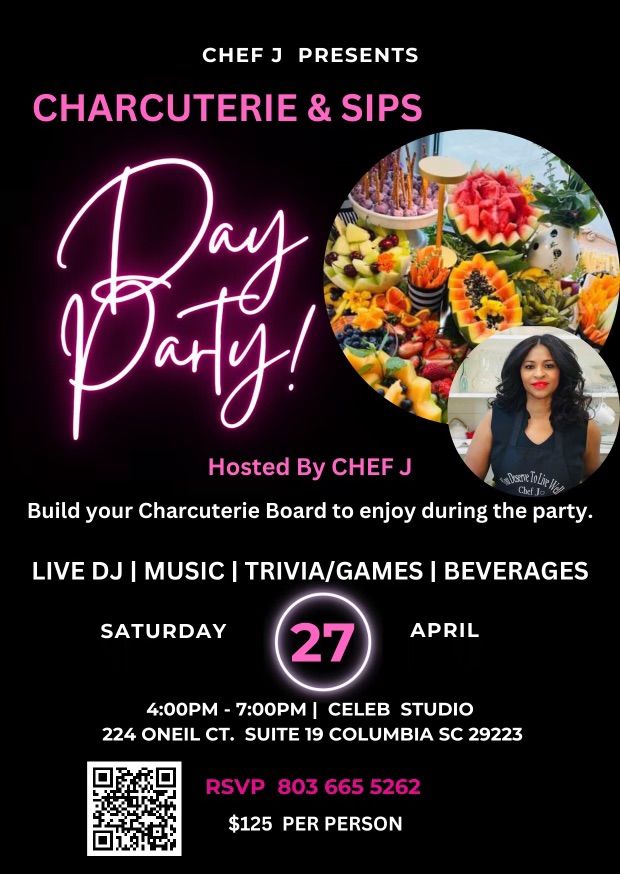 Charcuterie and Sips Day Party 