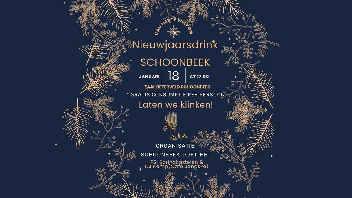 Nieuwjaarsdrink SCHOONBEEK