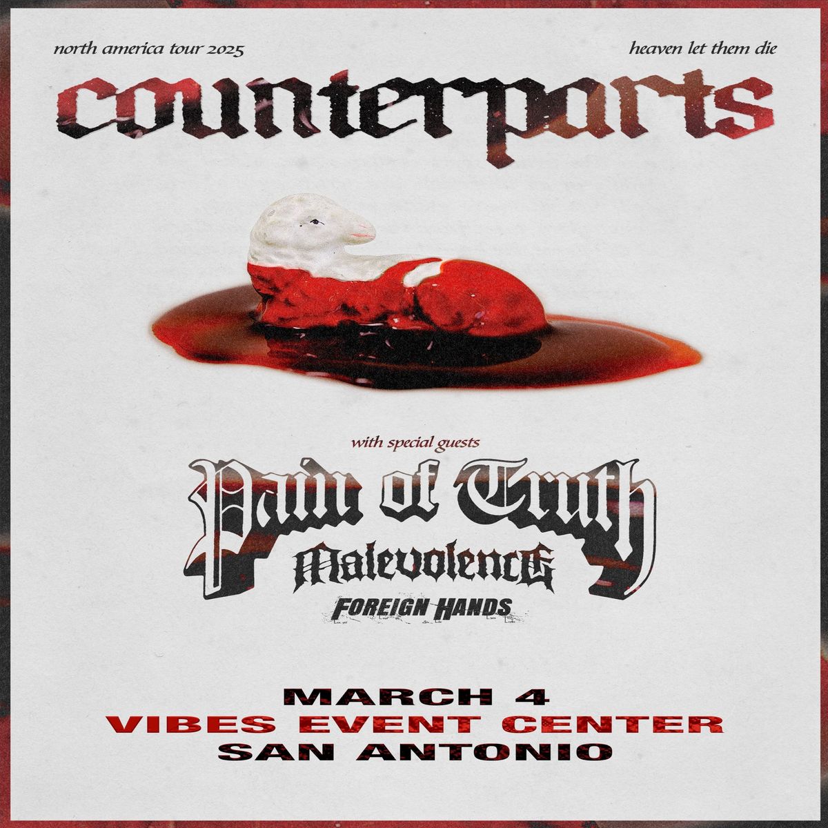 Counterparts: Heaven Let Them Die Tour 2025