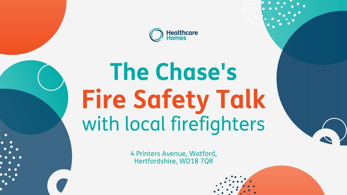 The Chase's Fire Safety Talk with local firefighters - All are welcome! \ud83d\udc99