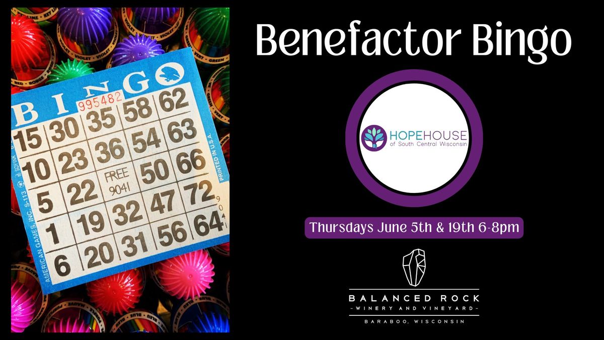 Benefactor Bingo - Hope House